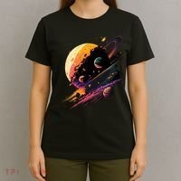 A Lot Of Big And Small Colorful Planets T-Shirt thumb 4