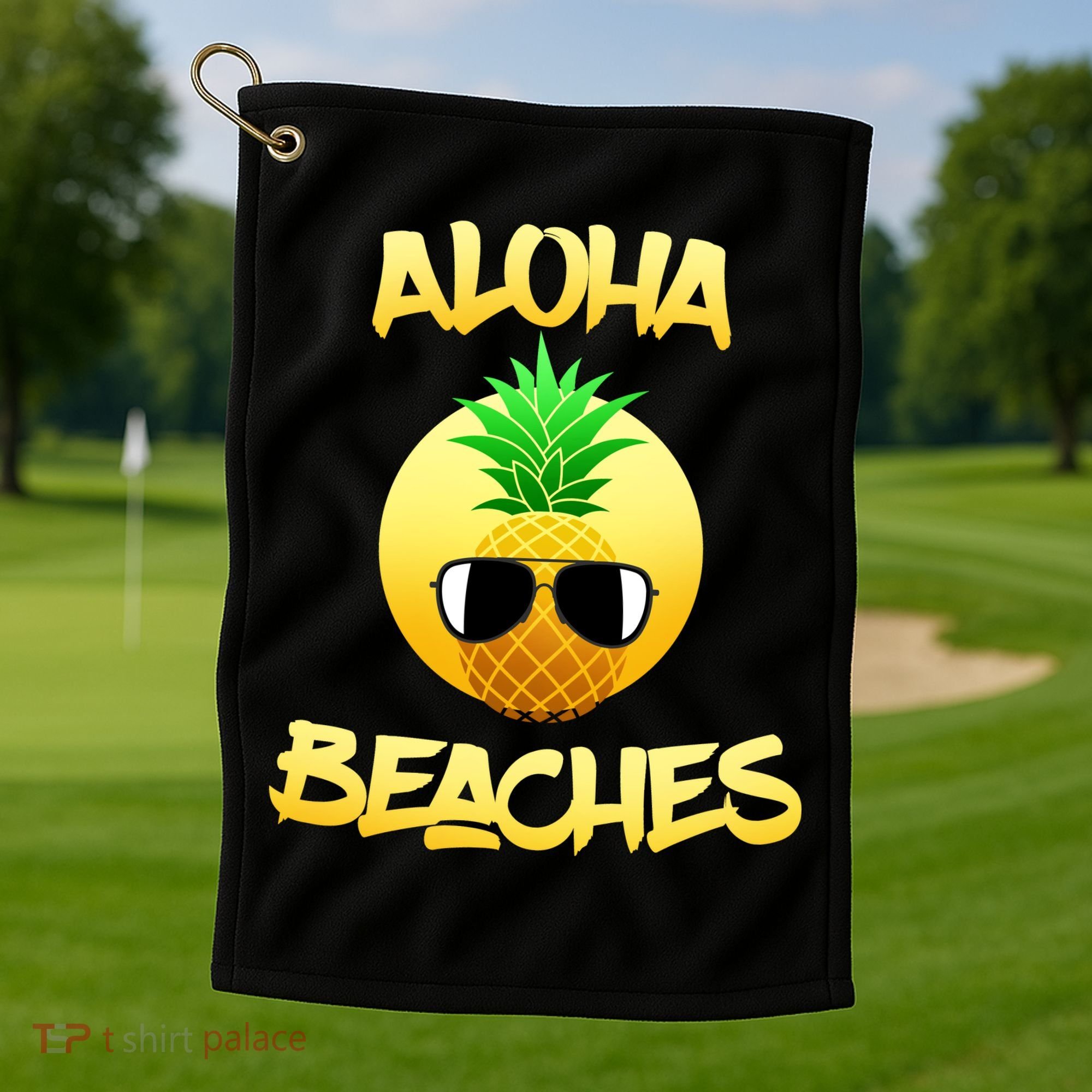 Aloha Beaches Golf Towel