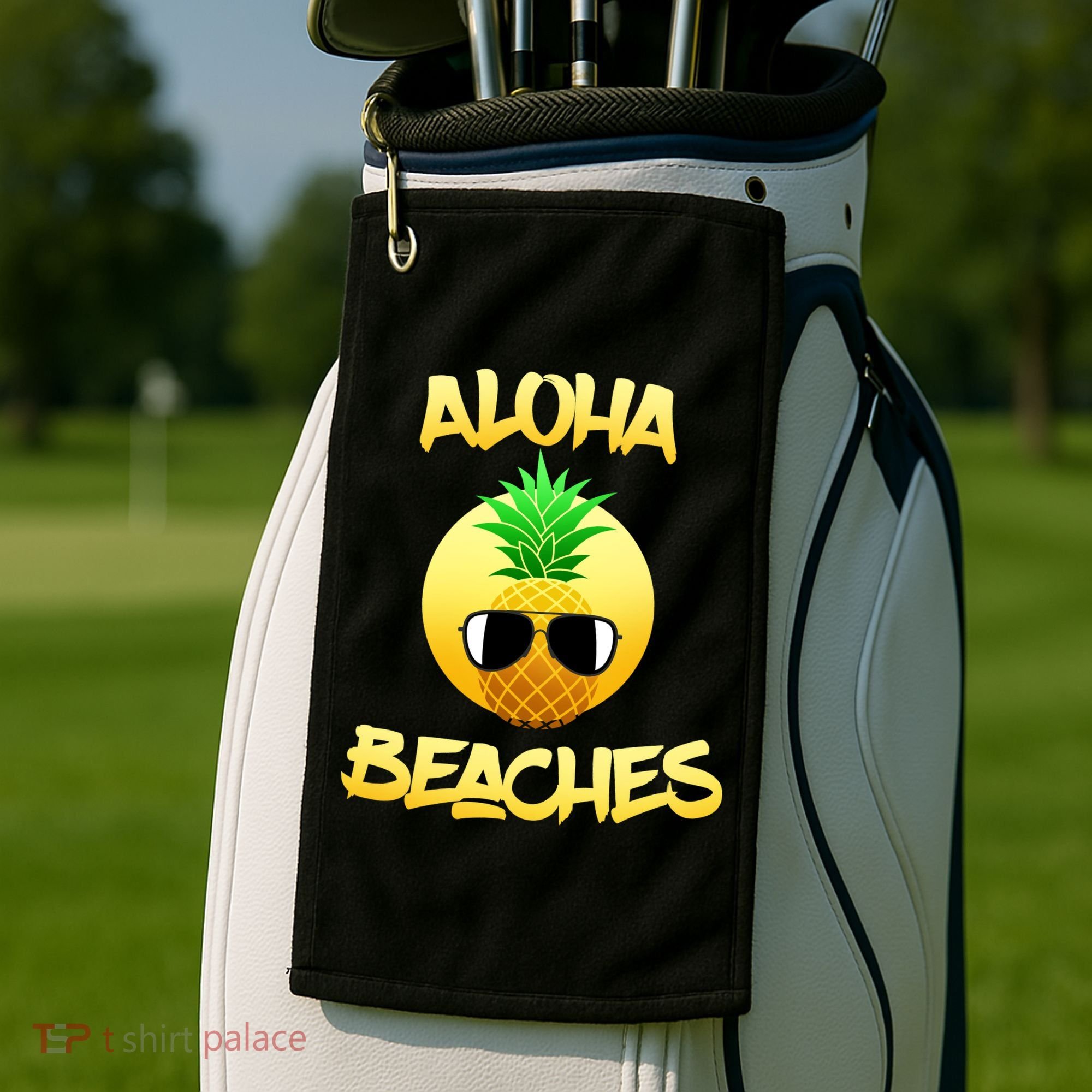 Aloha Beaches Golf Towel