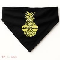 Aloha Beaches Pineapple  USA-Made Doggie Bandana thumb 0