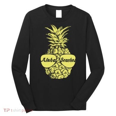 Aloha Beaches Pineapple  Long Sleeve Shirt