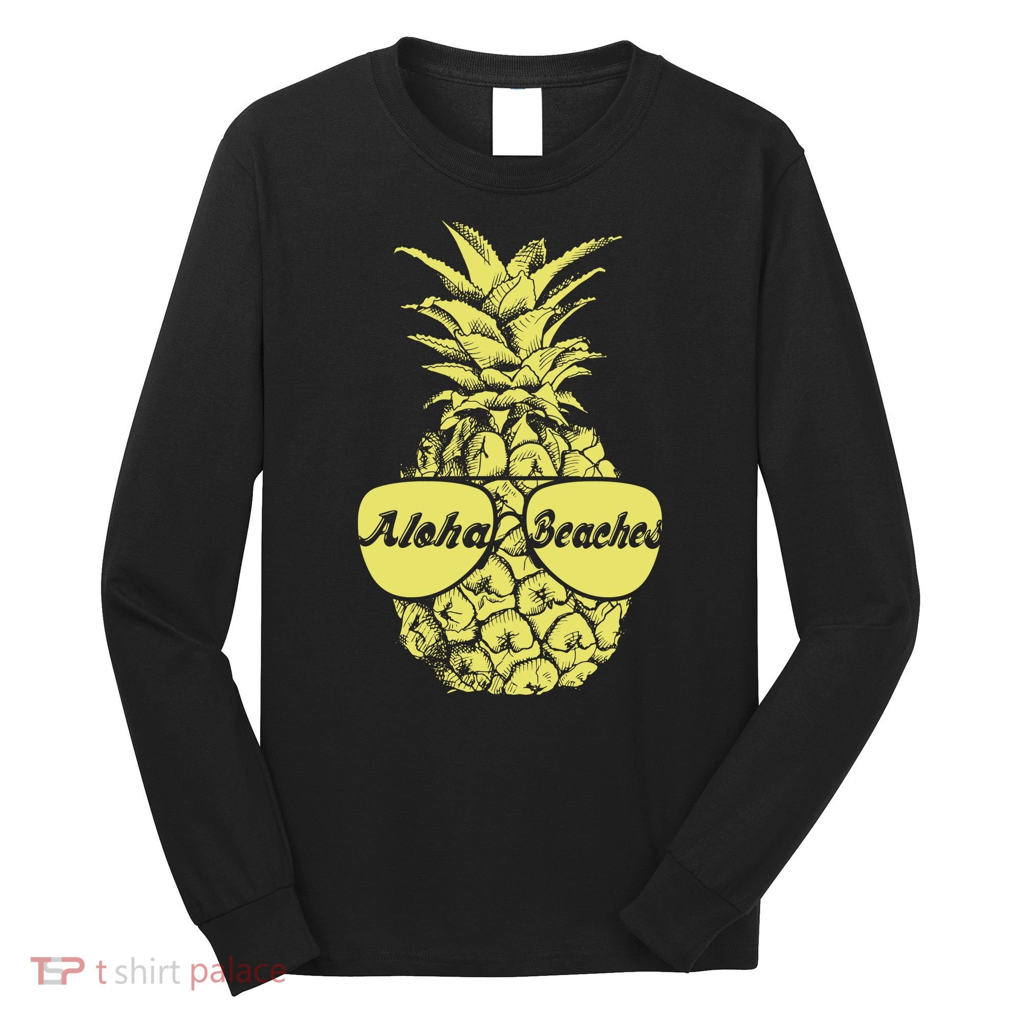 Aloha Beaches Pineapple  Long Sleeve Shirt