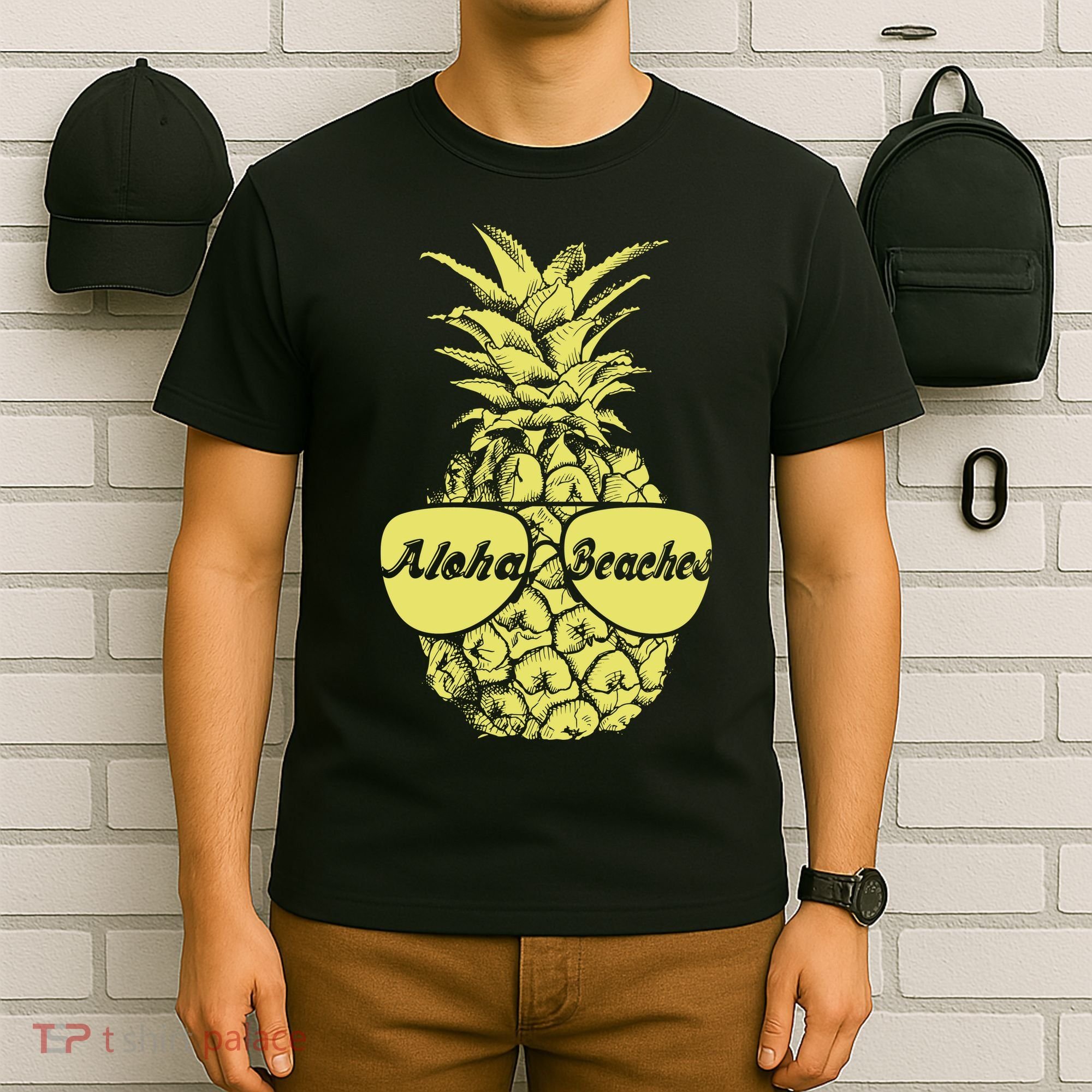 Aloha Beaches Pineapple  T-Shirt