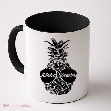 Aloha Beaches Pineapple  Coffee Mug