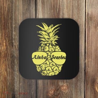 Aloha Beaches Pineapple  Coaster