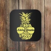 Aloha Beaches Pineapple  Coaster thumb 0