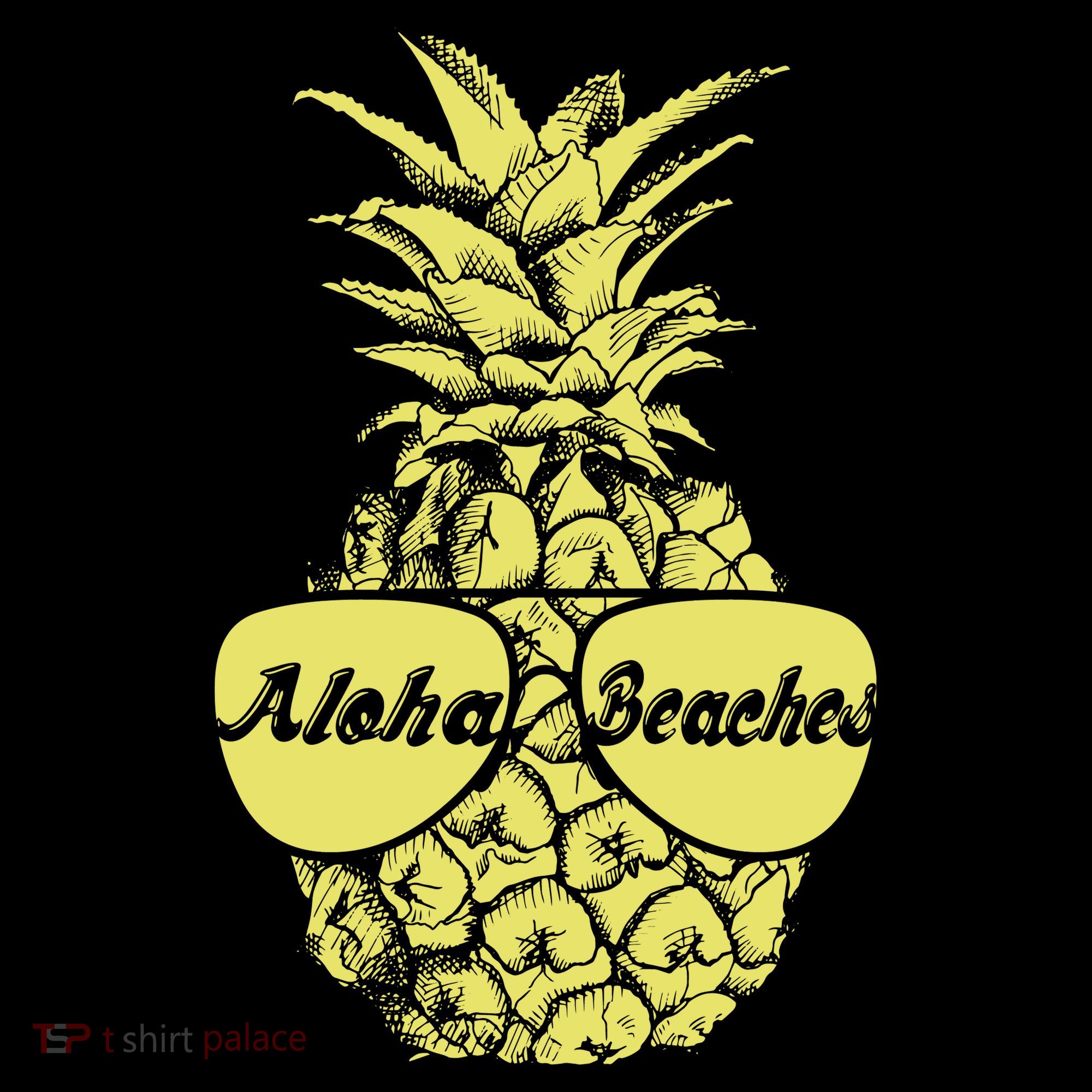 Aloha Beaches Pineapple  Pajama Set