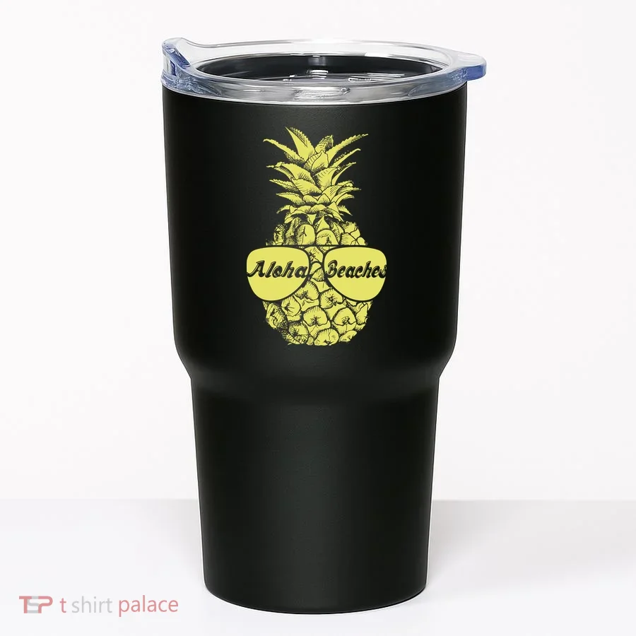 Aloha Beaches Pineapple  Tumbler