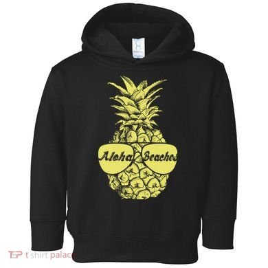 Aloha Beaches Pineapple  Toddler Hoodie