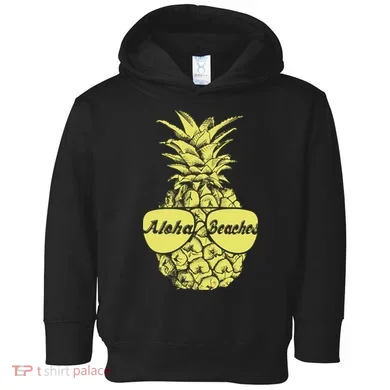 Aloha Beaches Pineapple  Toddler Hoodie
