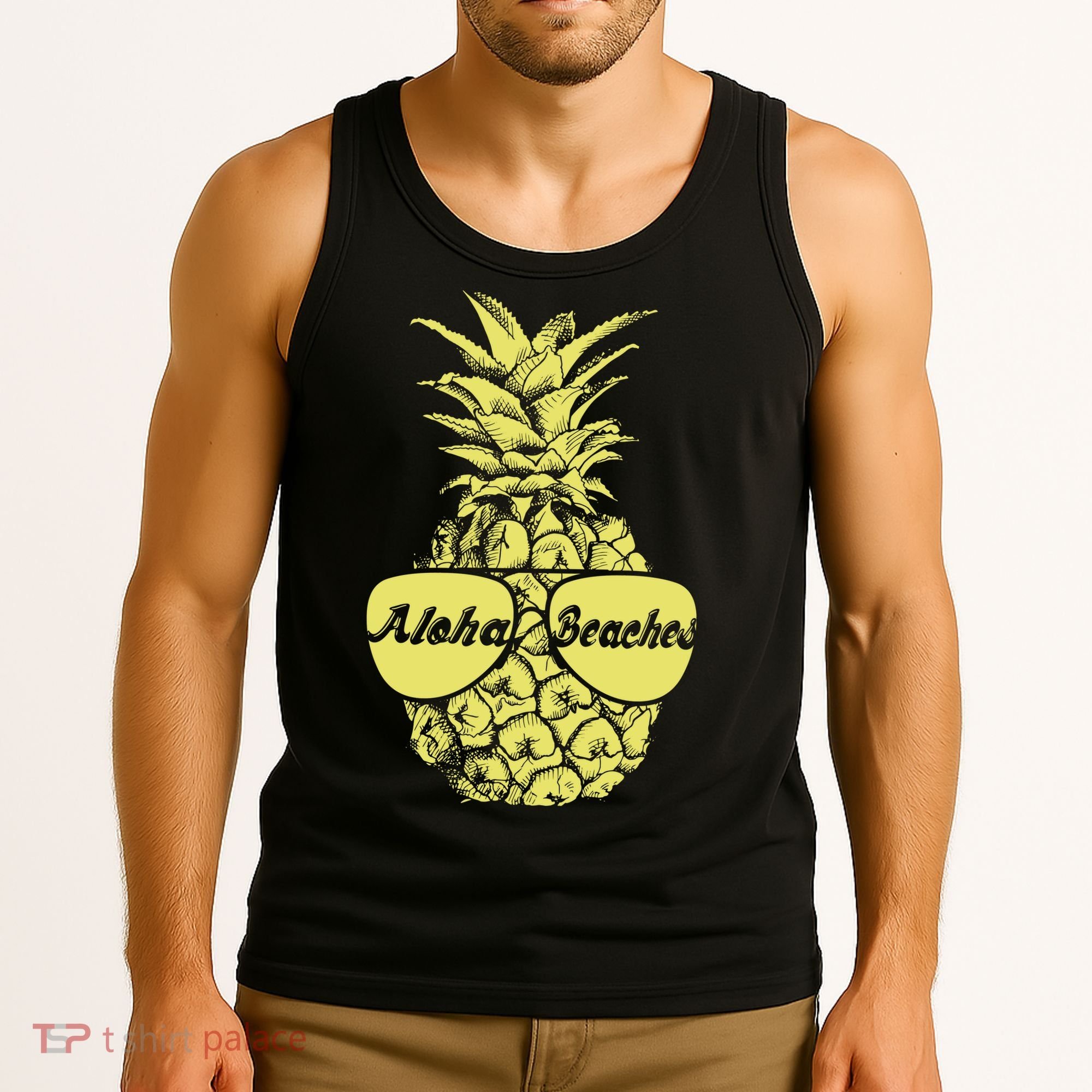 Aloha Beaches Pineapple  Tank Top
