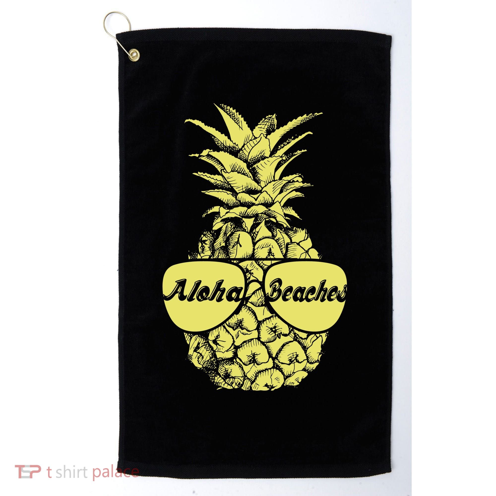 Aloha Beaches Pineapple  Golf Towel