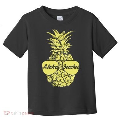 Aloha Beaches Pineapple  Toddler T-Shirt