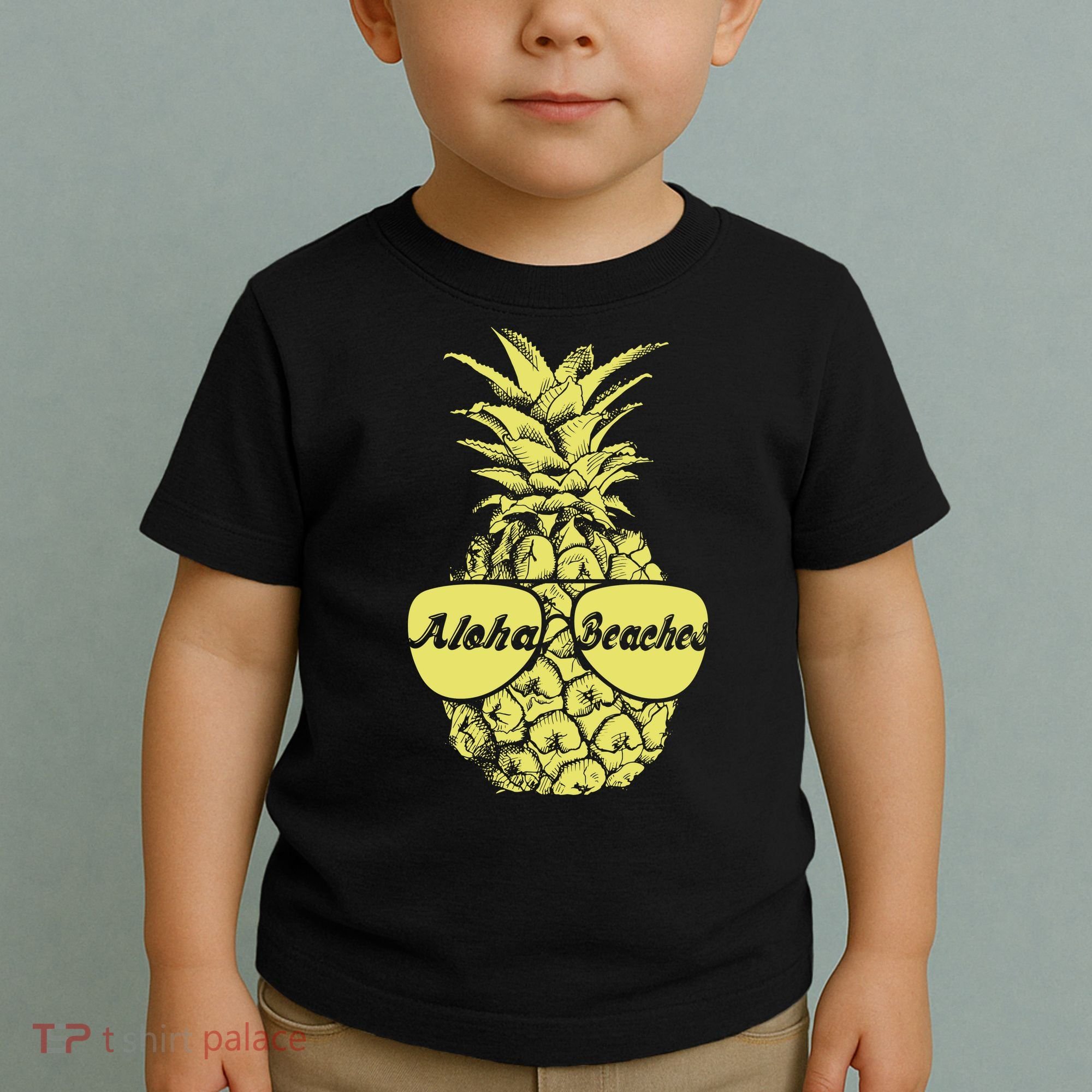 Aloha Beaches Pineapple  Toddler T-Shirt