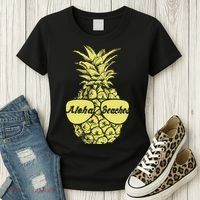 Aloha Beaches Pineapple  Women's T-Shirt thumb 3