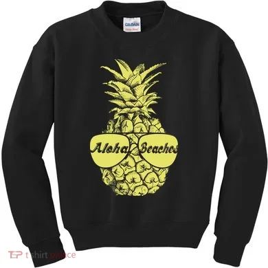 Aloha Beaches Pineapple  Kids Sweatshirt