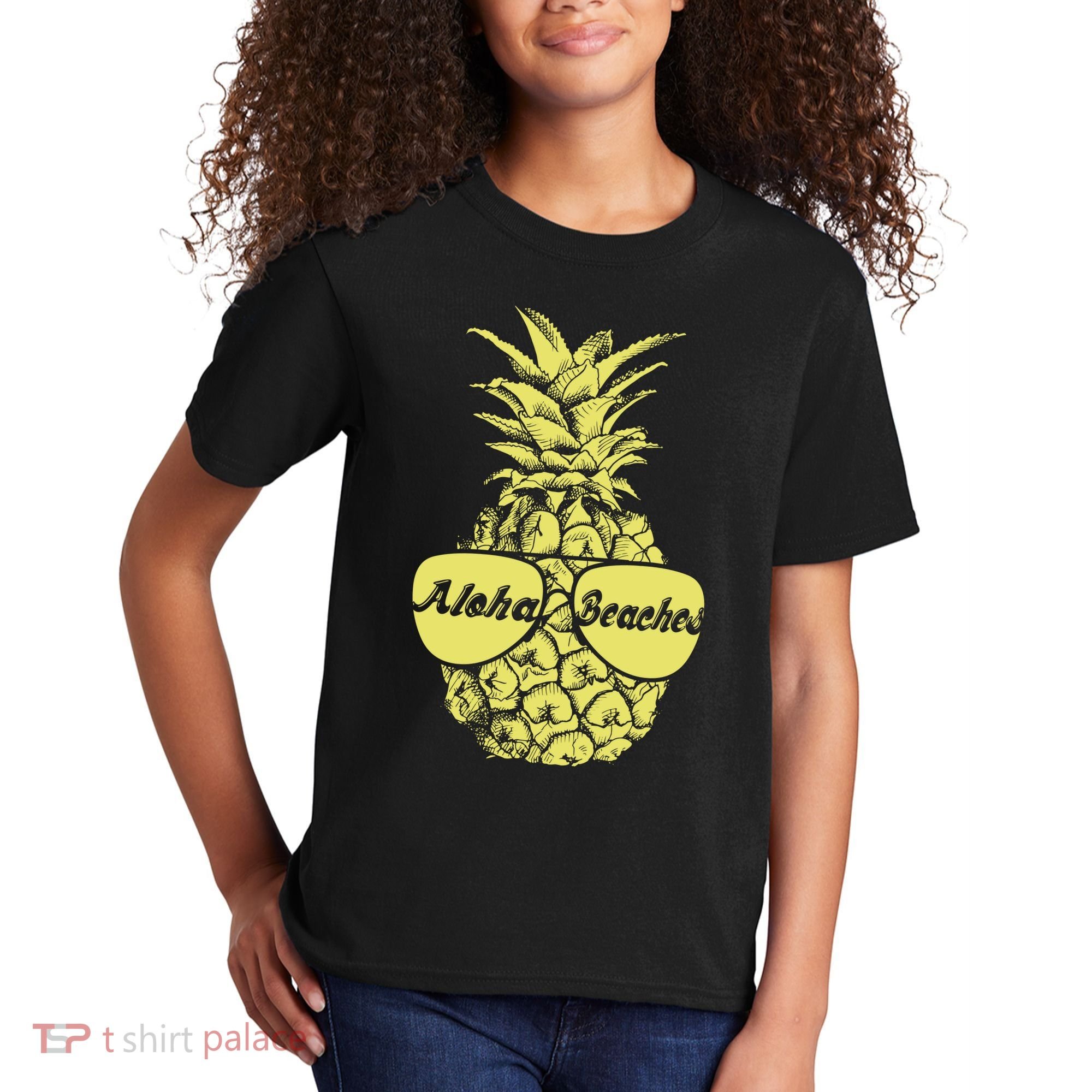 Aloha Beaches Pineapple  Kids T-Shirt