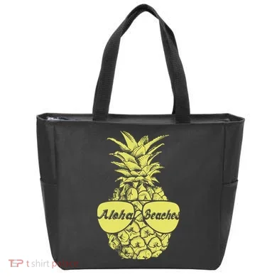 Aloha Beaches Pineapple  Tote Bag