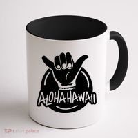 Aloha Hawaii Hand Coffee Mug thumb 1