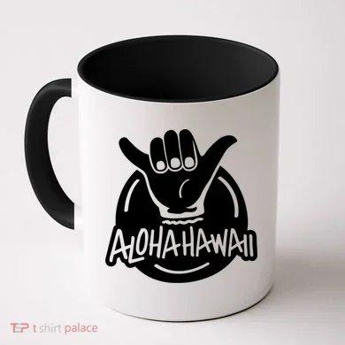 Aloha Hawaii Hand Coffee Mug