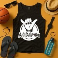 Aloha Hawaii Hand Tank Top thumb 4