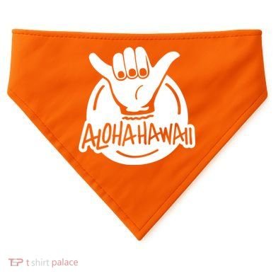 Aloha Hawaii Hand USA-Made Doggie Bandana