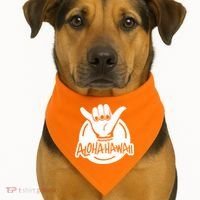 Aloha Hawaii Hand USA-Made Doggie Bandana thumb 1