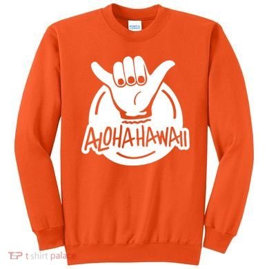 Aloha Hawaii Hand Sweatshirt