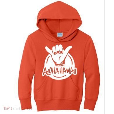Aloha Hawaii Hand Kids Hoodie