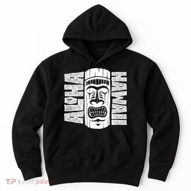 Aloha Hawaii Tiki Statue Hoodie