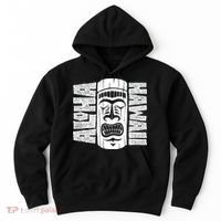 Aloha Hawaii Tiki Statue Hoodie thumb 0