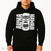 Aloha Hawaii Tiki Statue Hoodie thumb 2