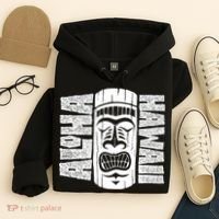 Aloha Hawaii Tiki Statue Hoodie thumb 4