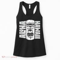 Aloha Hawaii Tiki Statue Women's Tank Top thumb 0