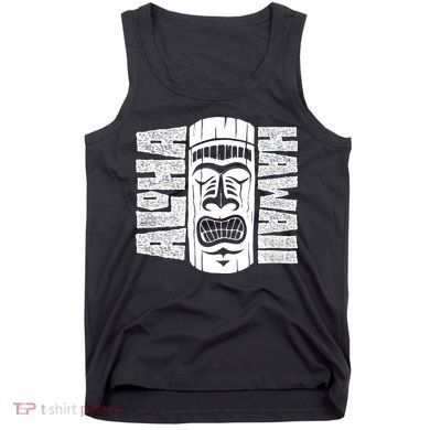 Aloha Hawaii Tiki Statue Tank Top