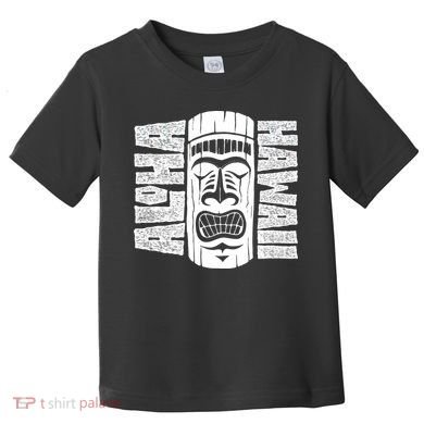 Aloha Hawaii Tiki Statue Toddler T-Shirt