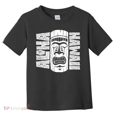 Aloha Hawaii Tiki Statue Toddler T-Shirt