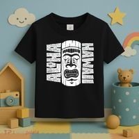 Aloha Hawaii Tiki Statue Toddler T-Shirt thumb 3