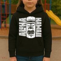 Aloha Hawaii Tiki Statue Kids Hoodie thumb 3