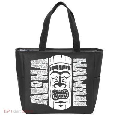 Aloha Hawaii Tiki Statue Tote Bag