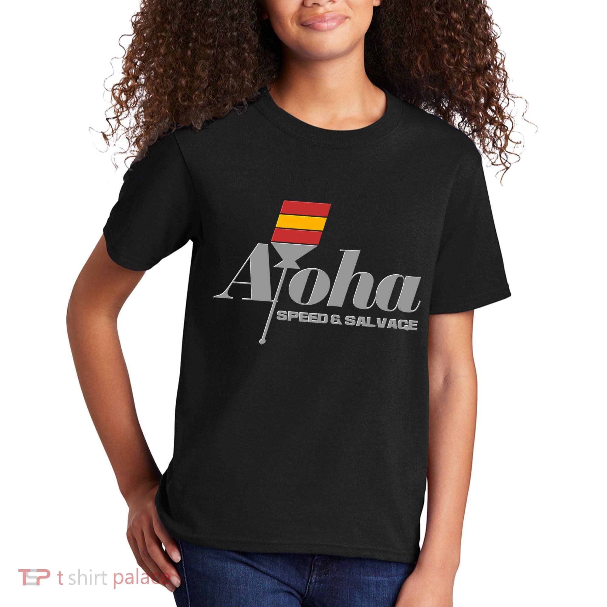Aloha Speed And Salvage Logo Kids T-Shirt