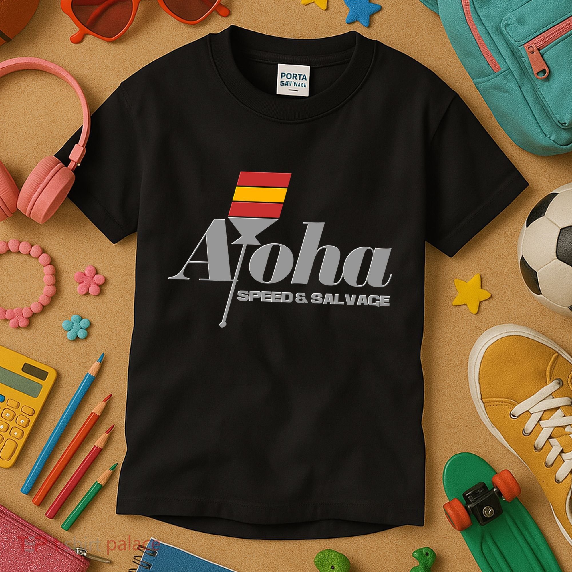 Aloha Speed And Salvage Logo Kids T-Shirt