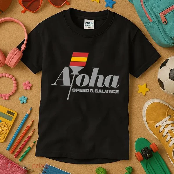Aloha Speed And Salvage Logo Kids T-Shirt
