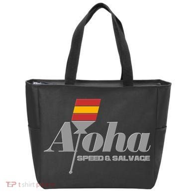 Aloha Speed And Salvage Logo Tote Bag