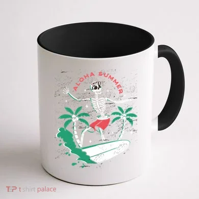 Aloha Summer Coffee Mug back