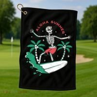 Aloha Summer Golf Towel thumb 1