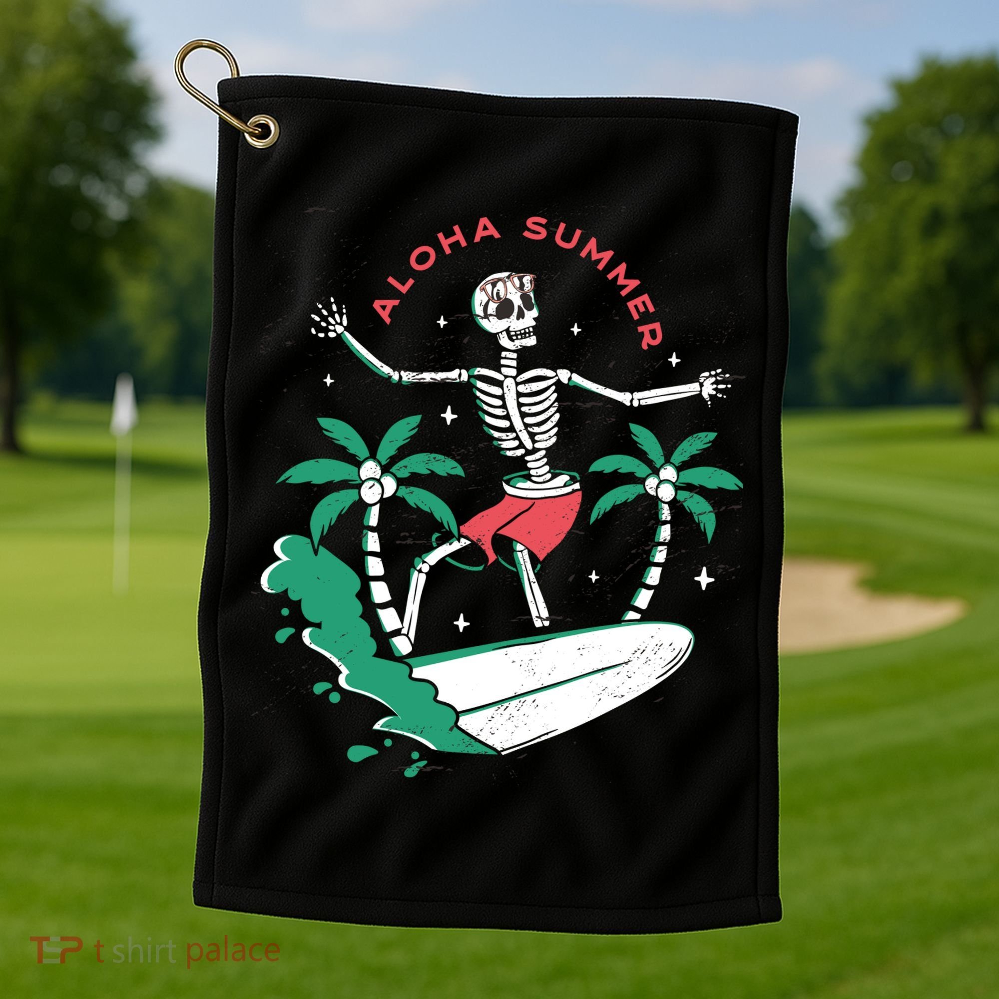 Aloha Summer Golf Towel