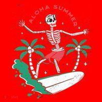 Aloha Summer Santa Hat thumb 1