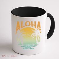 Aloha Summer Beach Coffee Mug thumb 1