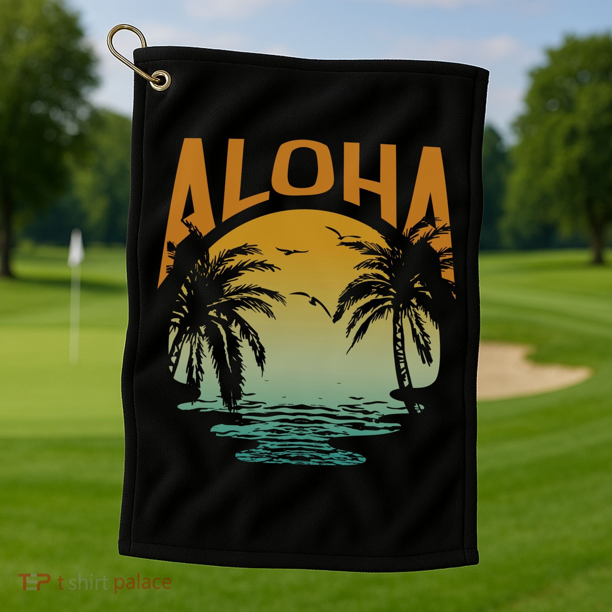 Aloha Summer Beach Golf Towel